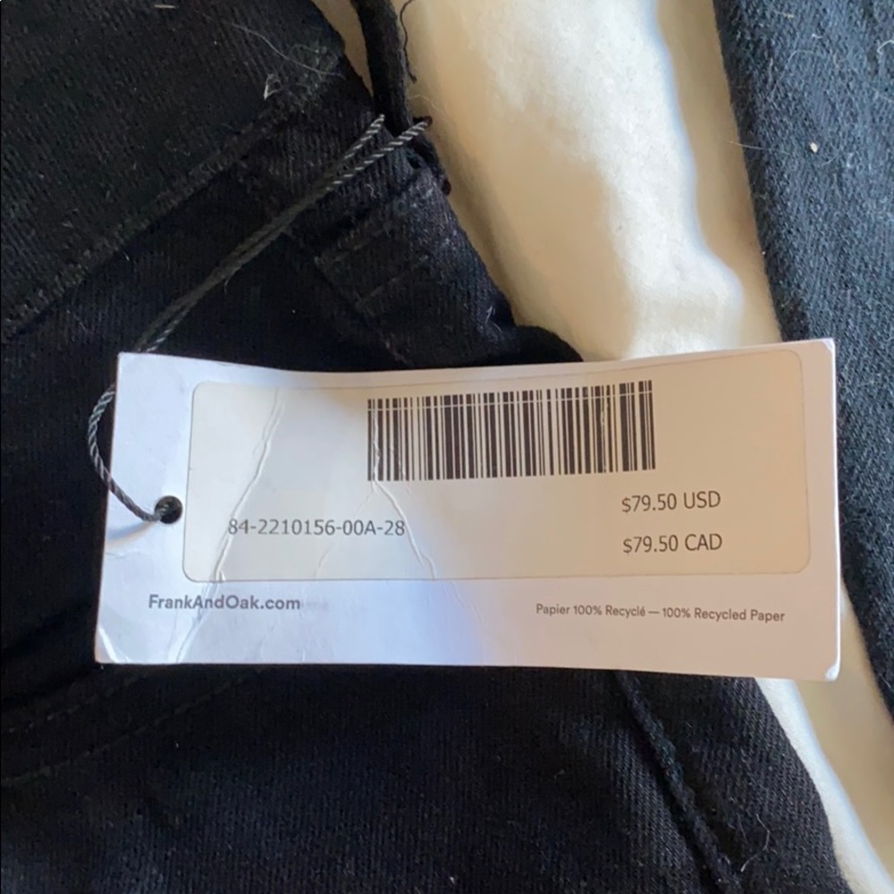 MINT CONDITION Frank and Oak skinny jeans - Picture 2 of 5